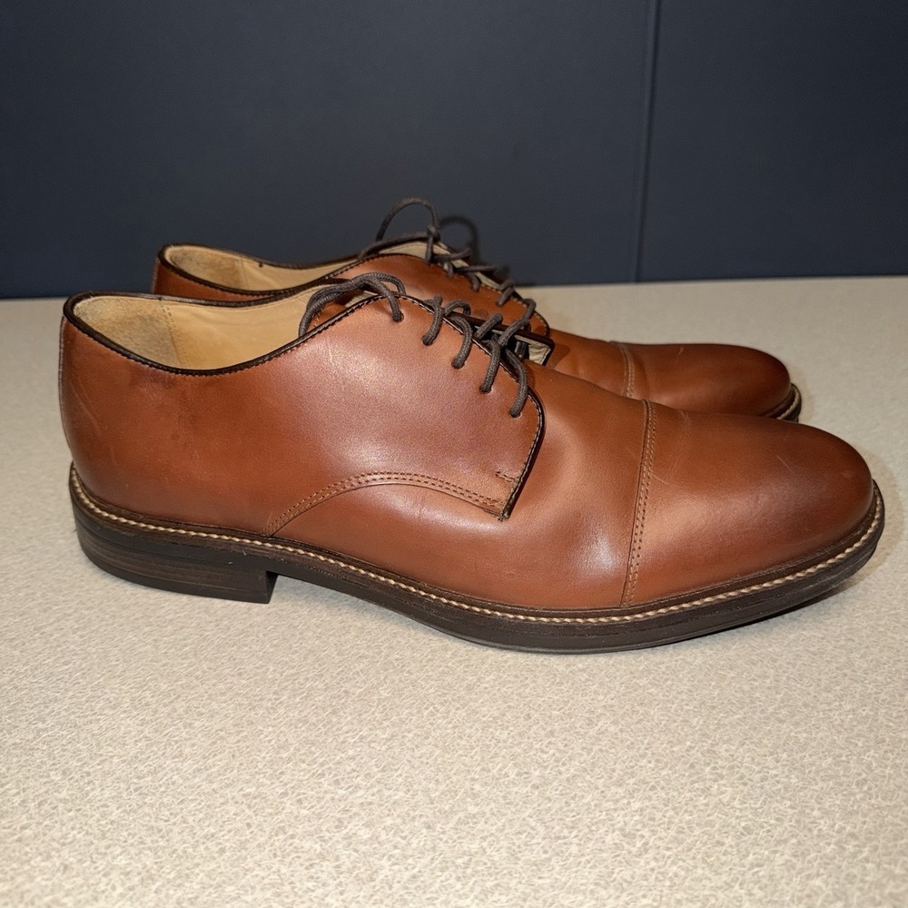 GH Bass & Co Brown Justin Oxford Shoes Men's size 12 Business Dress Shoes